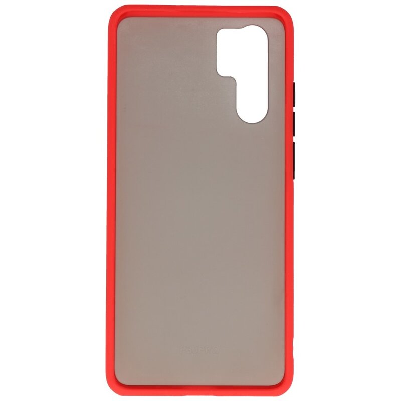 Funda dura combinada de colores para Huawei P30 Pro Red