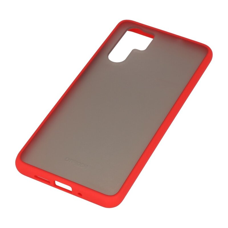 Funda dura combinada de colores para Huawei P30 Pro Red