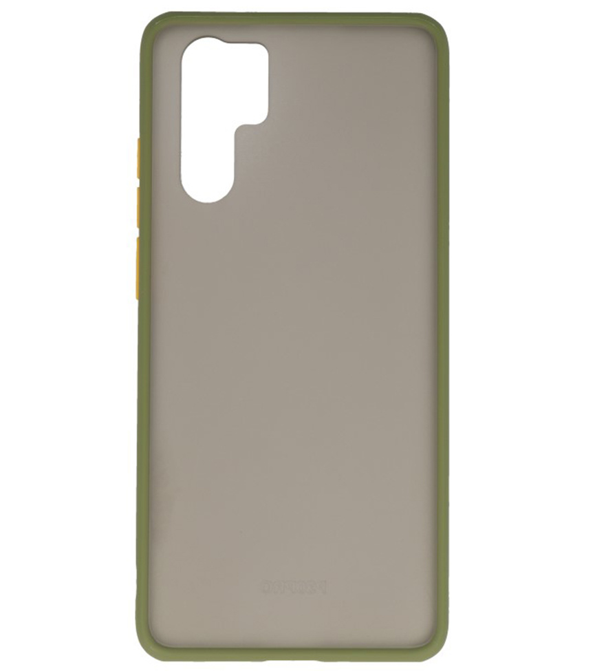 Kleurcombinatie Hard Case voor Huawei P30 Pro Groen