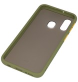 Color combination Hard Case for Samsung Galaxy A20e Green