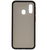 Funda dura combinada de colores para Samsung Galaxy A40 Negro