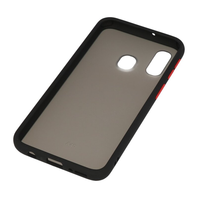 Kleurcombinatie Hard Case voor Samsung Galaxy A40 Zwart