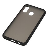 Funda dura combinada de colores para Samsung Galaxy A40 Negro