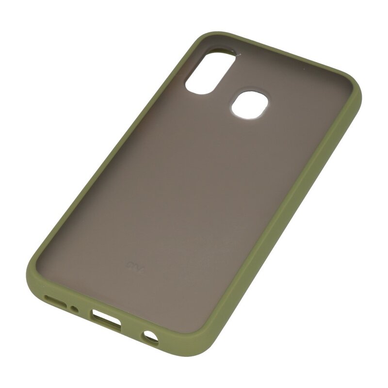 Farvekombination Hård taske til Samsung Galaxy A40 Green