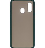 Farbkombination Hard Case für Samsung Galaxy A40 Dark Green