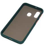 Farbkombination Hard Case für Samsung Galaxy A40 Dark Green