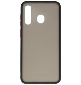 Funda dura combinada de colores para Samsung Galaxy A30 Negro