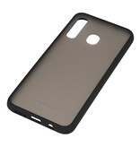 Funda dura combinada de colores para Samsung Galaxy A30 Negro