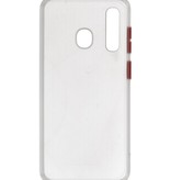 Funda rígida combinada de colores para Samsung Galaxy A30 Transparente