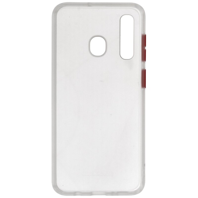 Funda rígida combinada de colores para Samsung Galaxy A30 Transparente