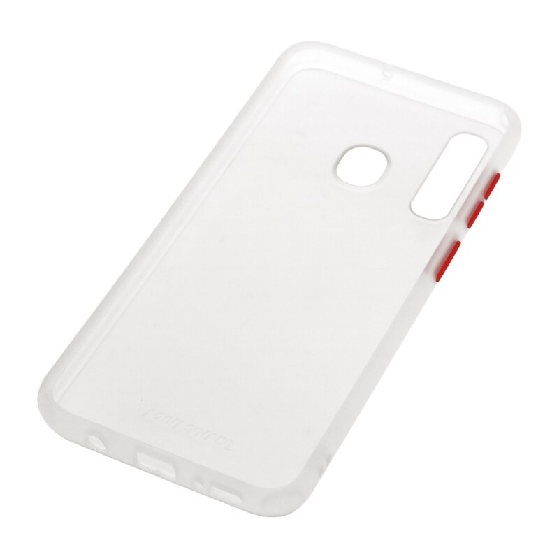 Funda rígida combinada de colores para Samsung Galaxy A30 Transparente
