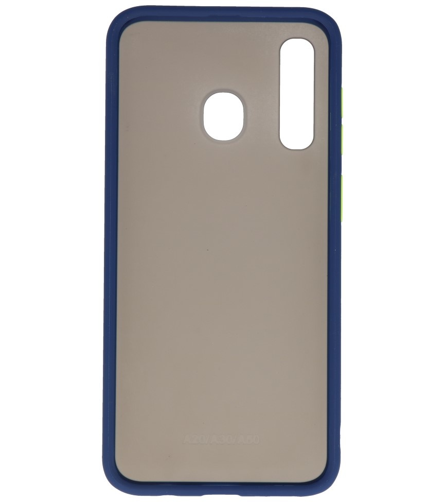Color combination Hard Case for Samsung Galaxy A30 Blue