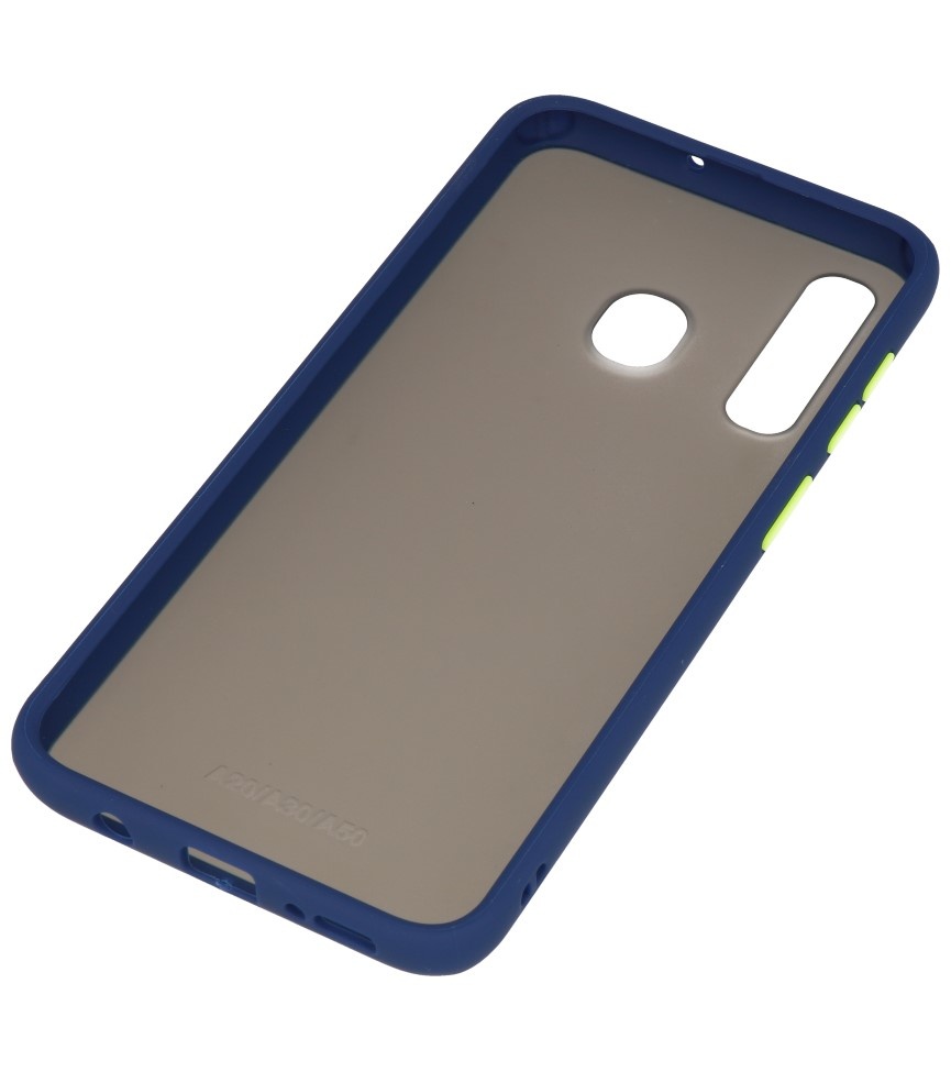 Color combination Hard Case for Samsung Galaxy A30 Blue