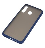 Funda rígida combinada de colores para Samsung Galaxy A30 Azul