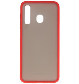 Combinazione di colori Custodia rigida per Samsung Galaxy A30 rossa