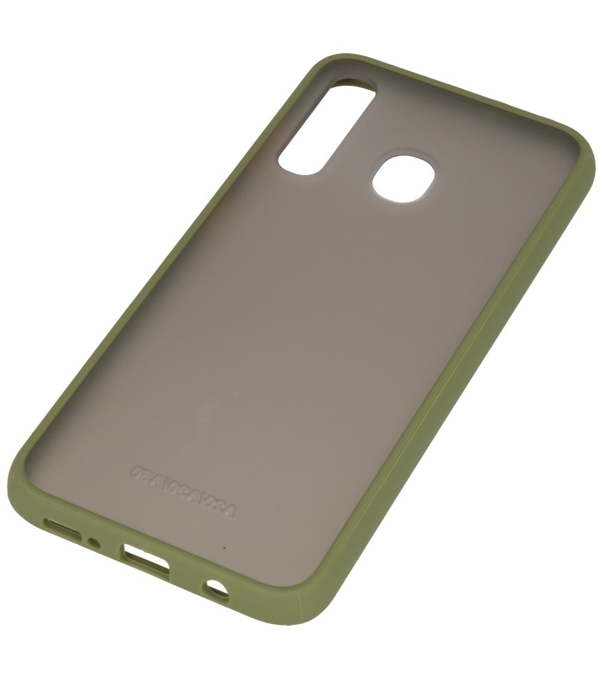 Color combination Hard Case for Samsung Galaxy A30 Green