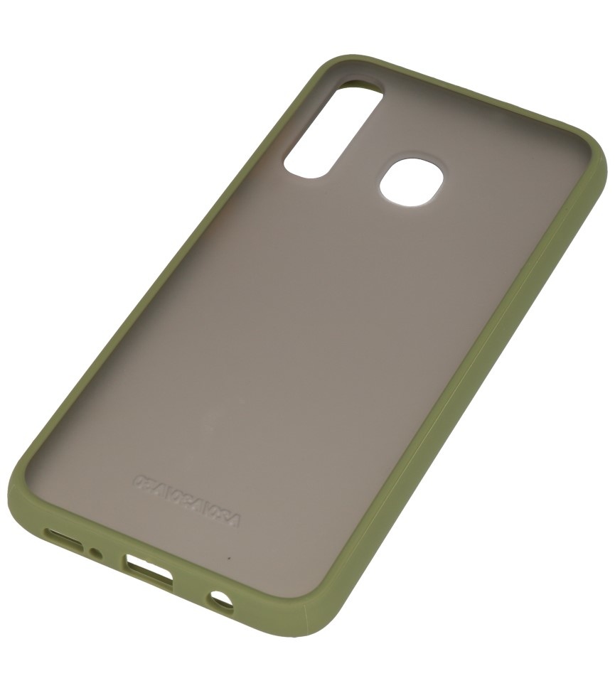 Kleurcombinatie Hard Case voor Samsung Galaxy A30 Groen