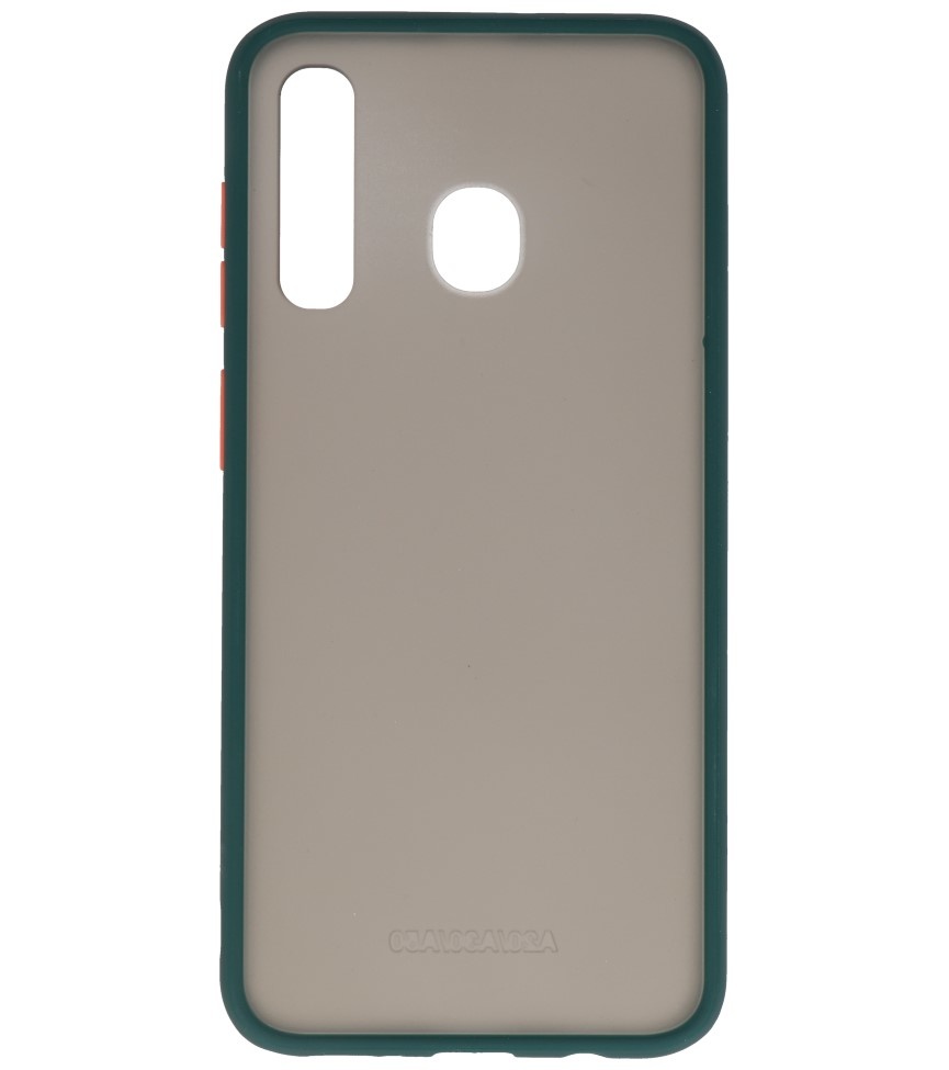 Farbkombination Hard Case für Samsung Galaxy A30 Dark Green