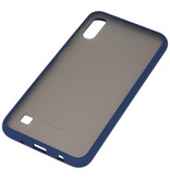 Funda dura combinada de colores para Samsung Galaxy A10 Azul