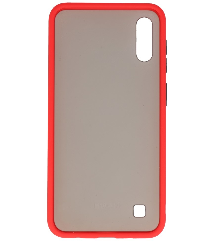 Combinazione di colori Custodia rigida per Samsung Galaxy A10 rossa