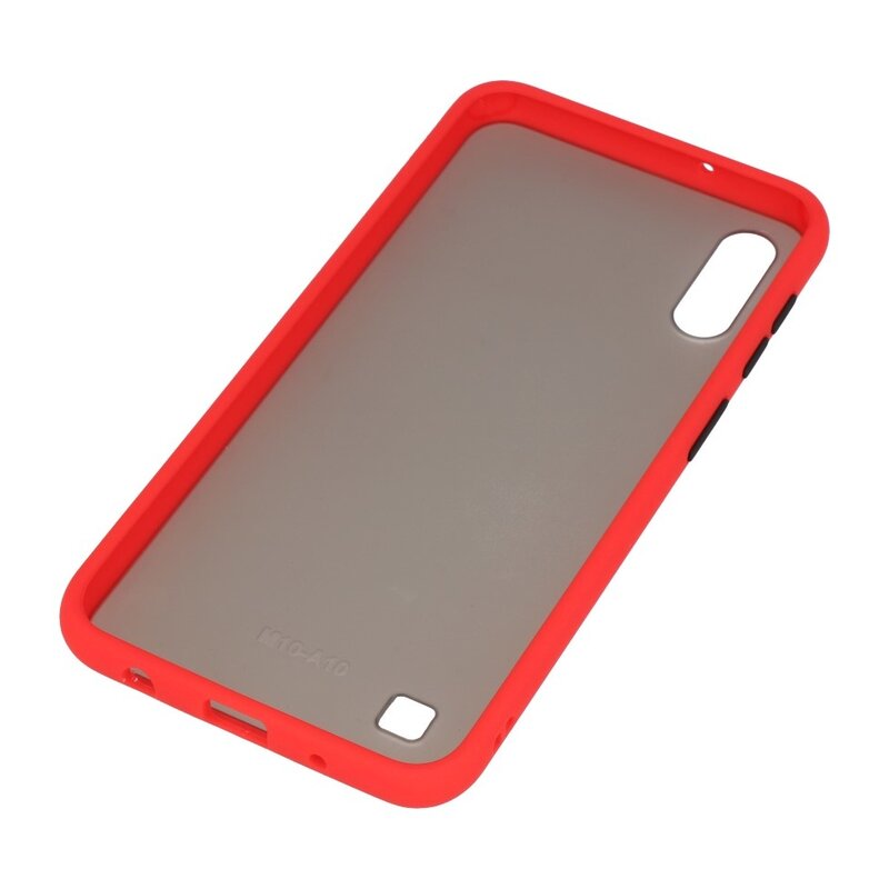 Color combination Hard Case for Samsung Galaxy A10 Red
