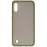 Funda rígida combinada de colores para Samsung Galaxy A10 Verde