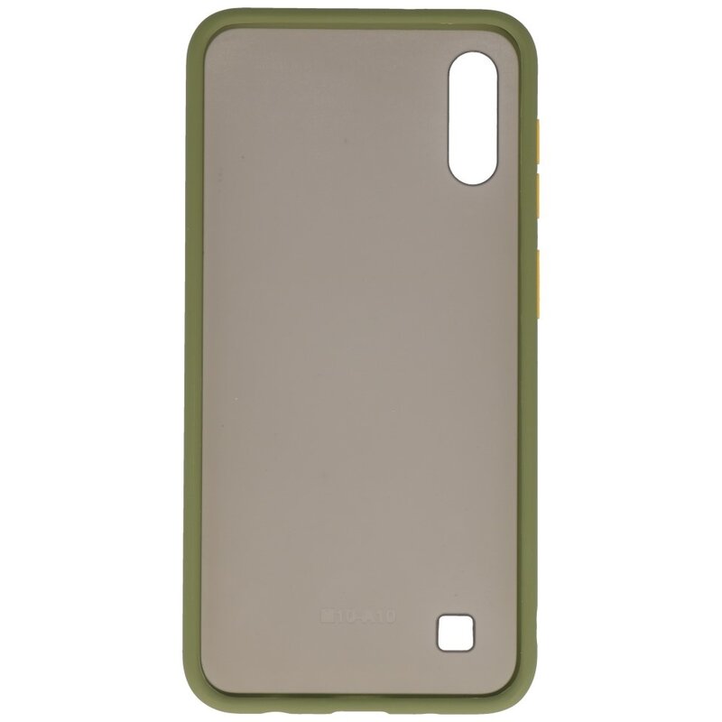Color combination Hard Case for Samsung Galaxy A10 Green