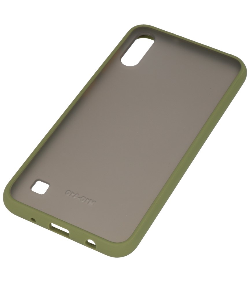 Color combination Hard Case for Samsung Galaxy A10 Green