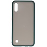 Funda rígida combinada de colores para Samsung Galaxy A10 Danker Green