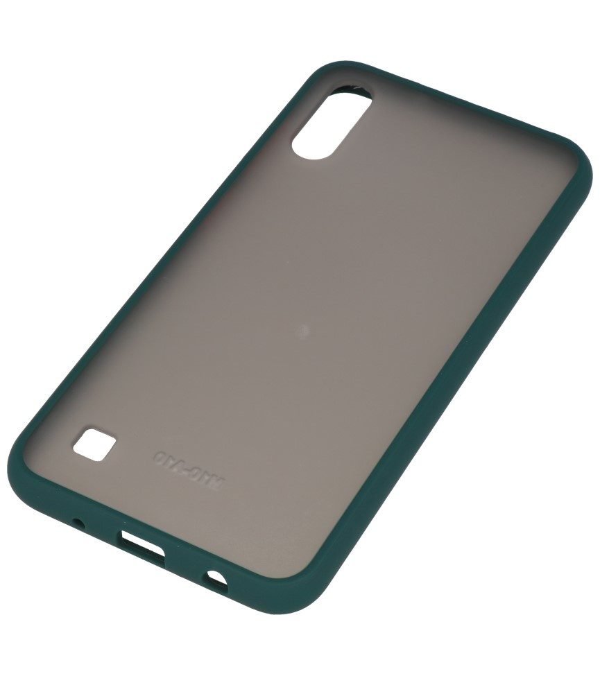 Color combination Hard Case for Samsung Galaxy A10 Danker Green