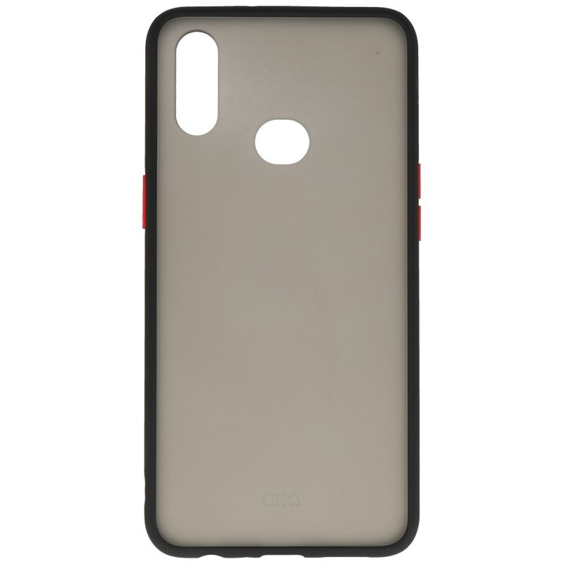 Funda dura combinada de colores para Samsung Galaxy A10s Negro