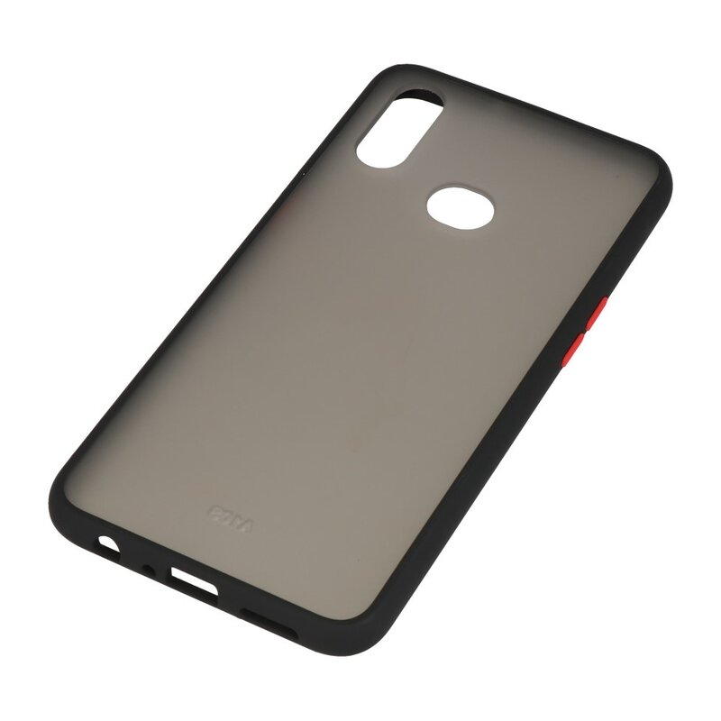 Funda dura combinada de colores para Samsung Galaxy A10s Negro