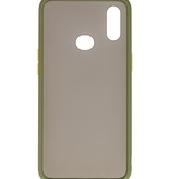 Funda rígida combinada de colores para Samsung Galaxy A10s Verde