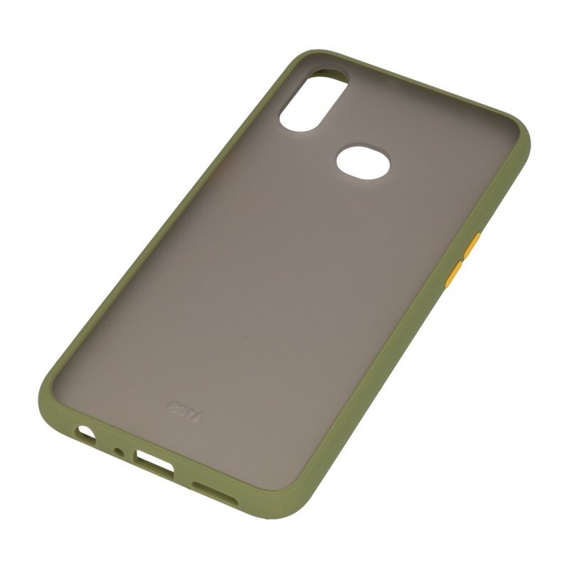 Farvekombination Hård taske til Samsung Galaxy A10s Green