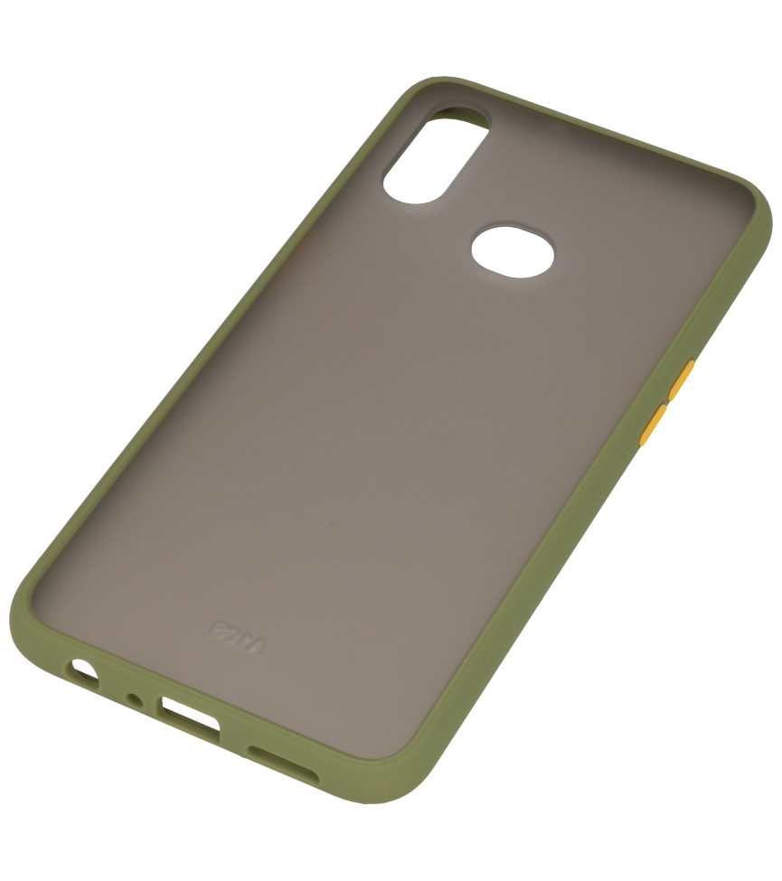 Color combination Hard Case for Samsung Galaxy A10s Green