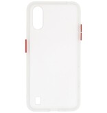 Farvekombination Hård taske til Samsung Galaxy A01 Transparent