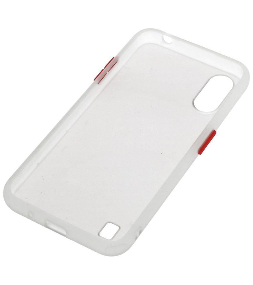 Farbkombination Hard Case für Samsung Galaxy A01 Transparent