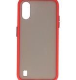 Combinazione di colori Custodia rigida per Samsung Galaxy A01 Rosso