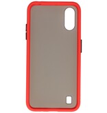Kleurcombinatie Hard Case voor Samsung Galaxy A01 Rood