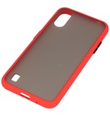 Farbkombination Hard Case für Samsung Galaxy A01 Red