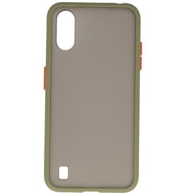 Kleurcombinatie Hard Case voor Samsung Galaxy A01 Groen