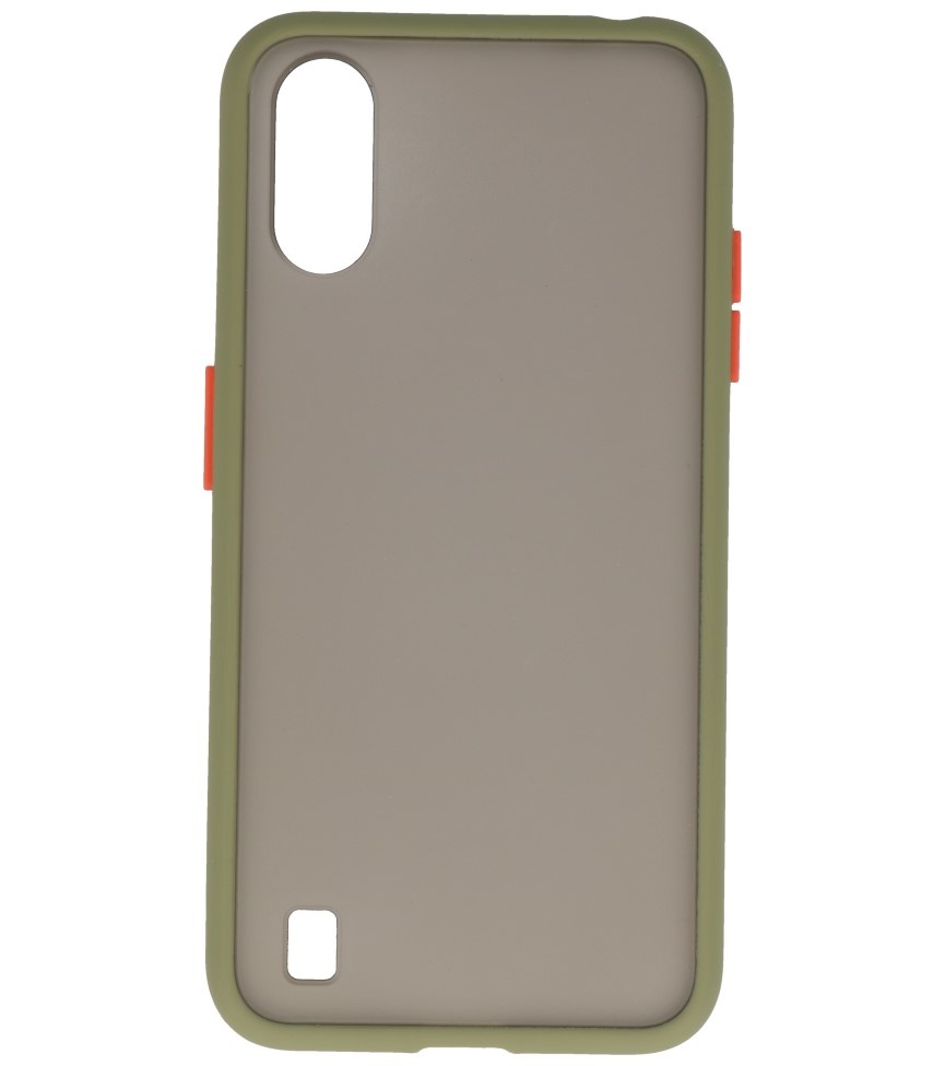Farbkombination Hard Case für Samsung Galaxy A01 Grün
