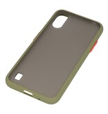 Kleurcombinatie Hard Case voor Samsung Galaxy A01 Groen