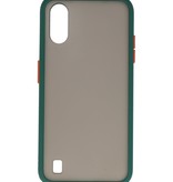 Color combination Hard Case for Samsung Galaxy A01 Dark Green