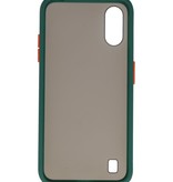 Color combination Hard Case for Samsung Galaxy A01 Dark Green