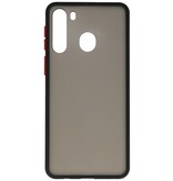Kleurcombinatie Hard Case voor Samsung Galaxy A21 Zwart