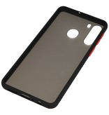 Kleurcombinatie Hard Case voor Samsung Galaxy A21 Zwart