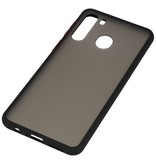 Farbkombination Hard Case für Samsung Galaxy A21 Schwarz