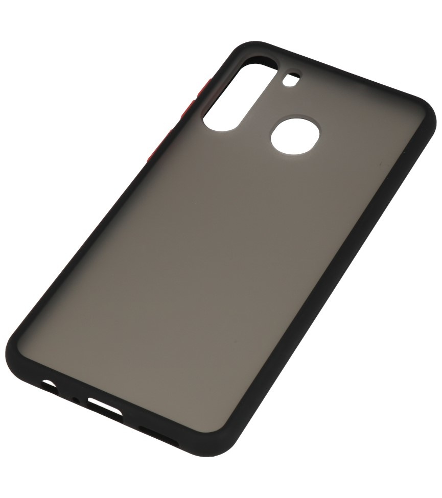 Farbkombination Hard Case für Samsung Galaxy A21 Schwarz