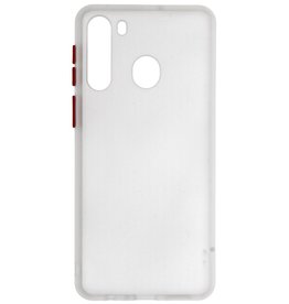 Farbkombination Hard Case für Samsung Galaxy A21 Transparent